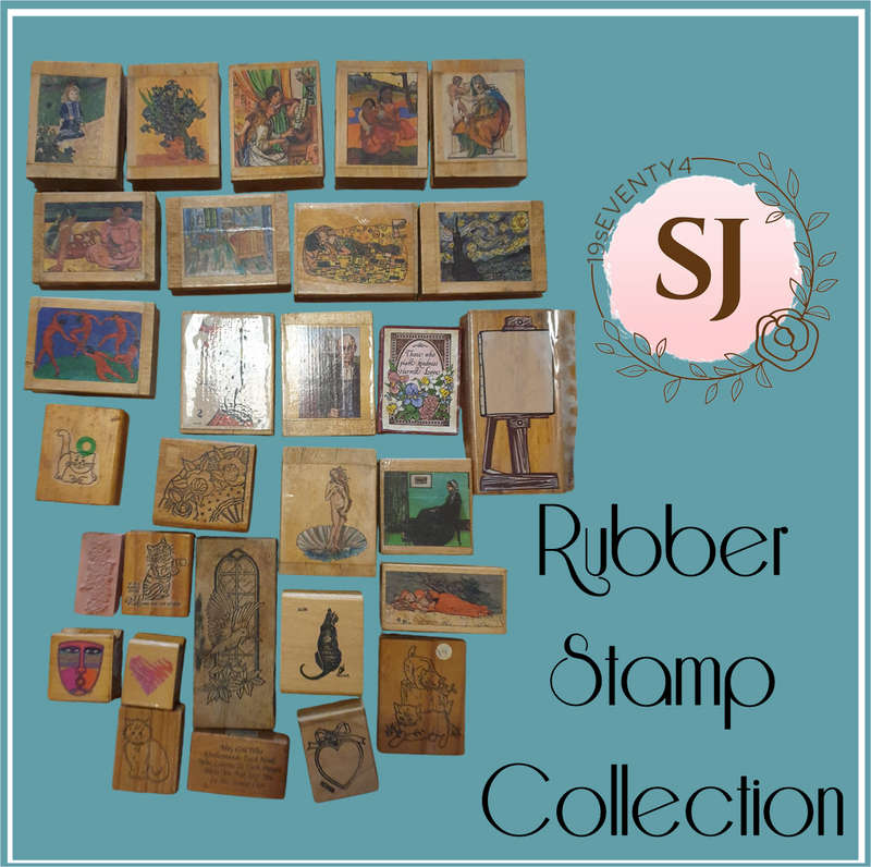 Rubber Stamp Collection | 29 Rubber Stamps | Museum Collection etc |