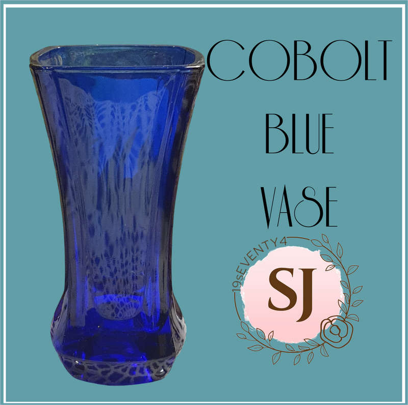 COBOLT BLUE VASE | HEAVY |