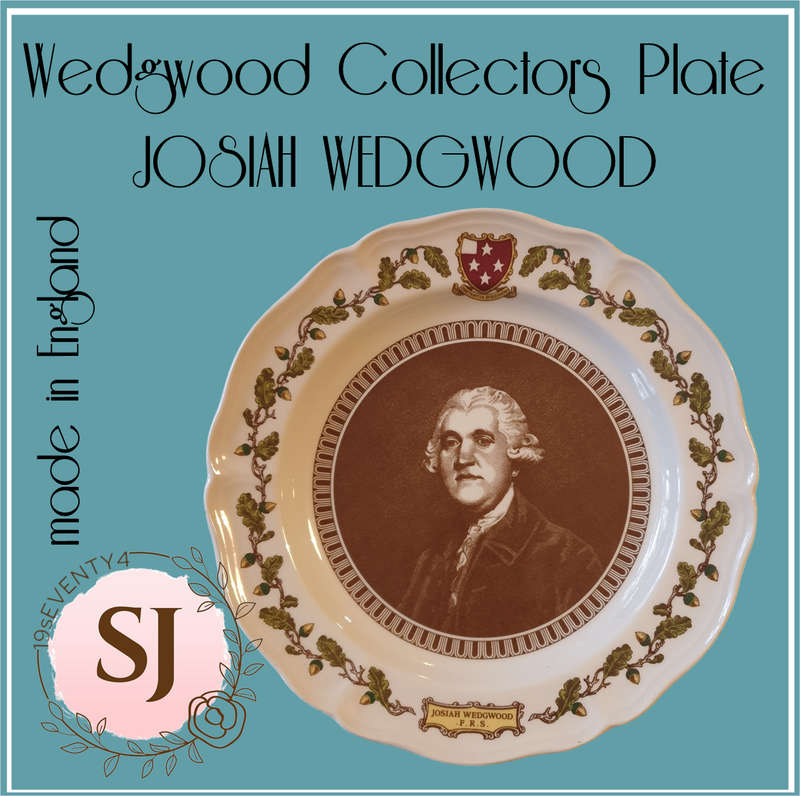 Wedgwood Collectors Plate JOSIAH WEDGWOOD