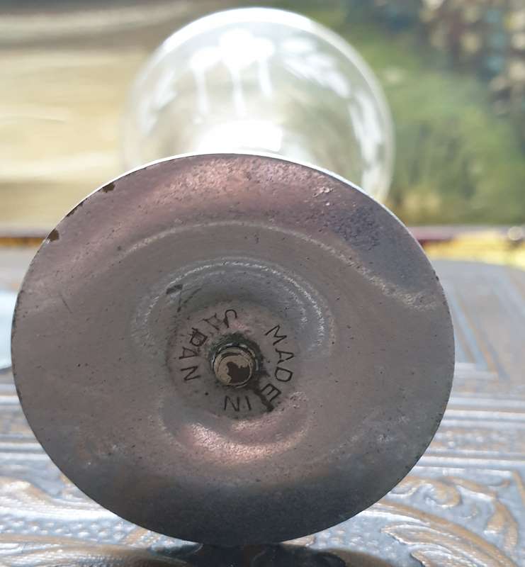 SHERRY GLASSES MADE IN JAPAN | GLASS AND METAL |