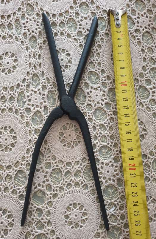 Vintage wave hair curling tongs - fireside antique home Decor |1920'S |