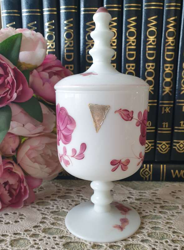 Opal glass JAR