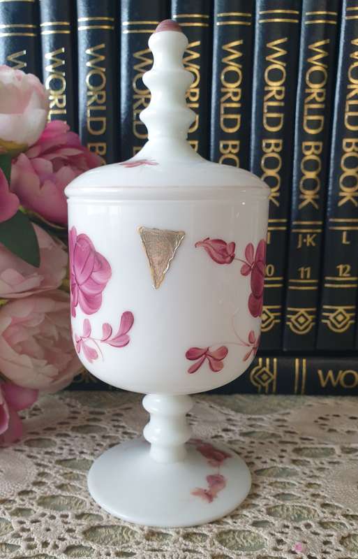 Opal glass JAR