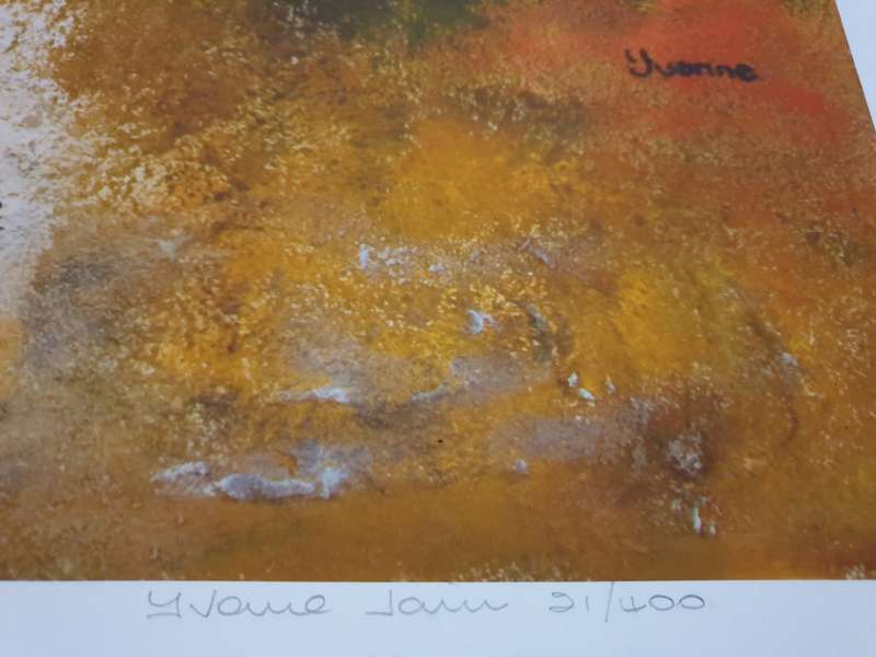 Yvonne Janvier -Buffalo- Original signed print A1 size