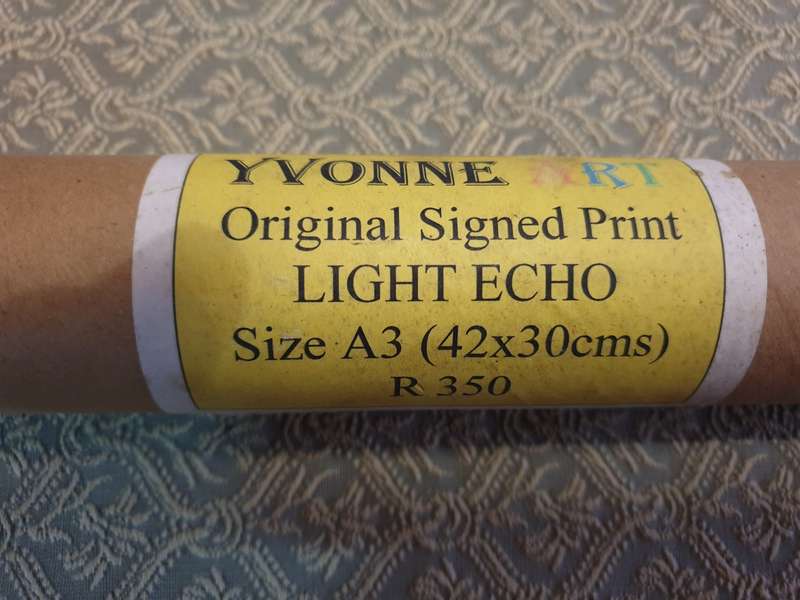 Yvonne Janvier -Light Echo- Original A3 size- signed print