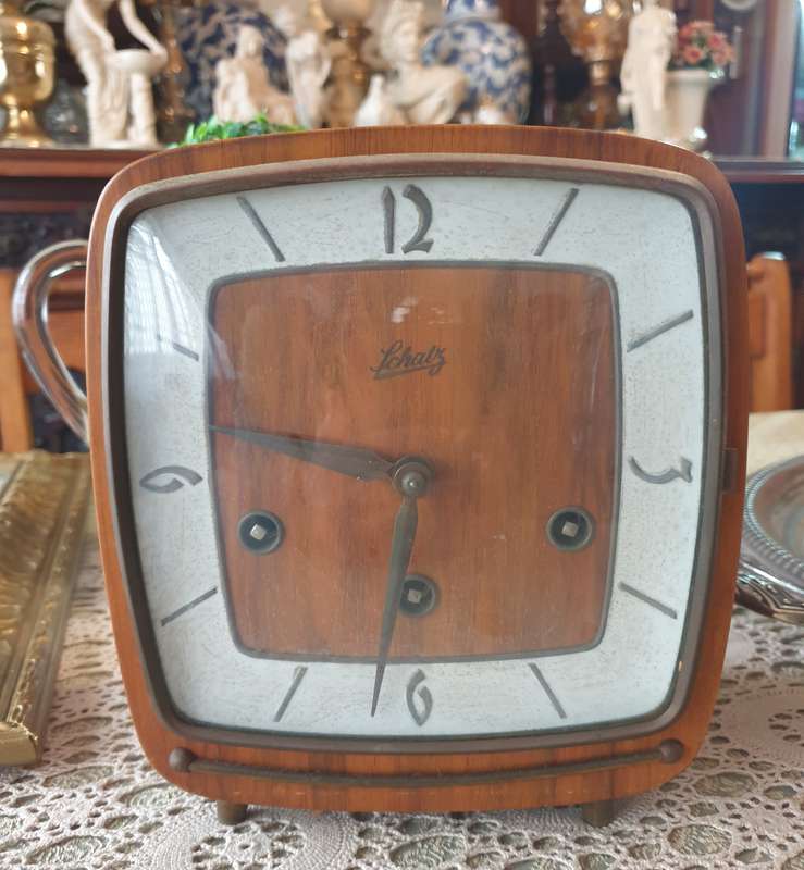 Vintage Schatz & Sohne Germany W3 Triple-Chime 8 day Mantel Clock