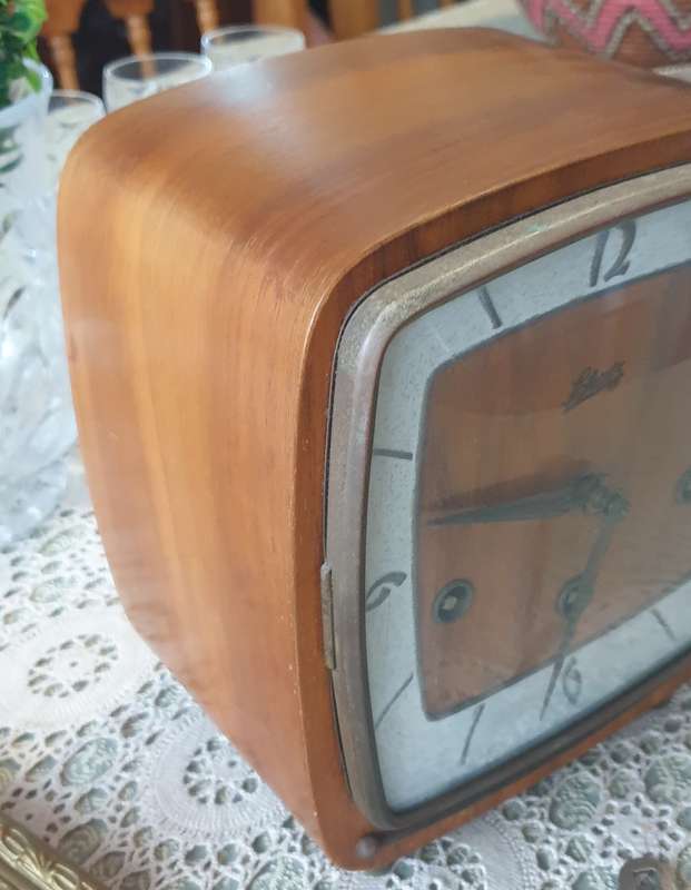 Vintage Schatz & Sohne Germany W3 Triple-Chime 8 day Mantel Clock