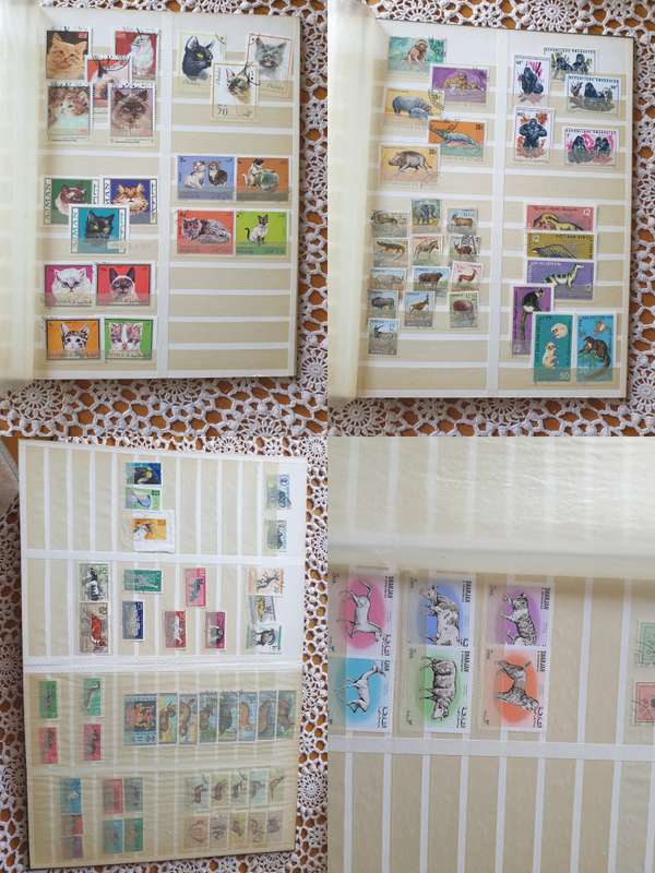 Stock Book with Large Collection of  Stamps From the 1960's +