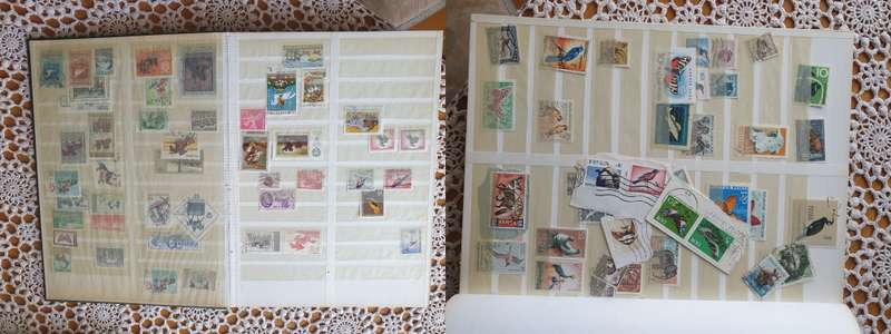 Stock Book with Large Collection of  Stamps From the 1960's +