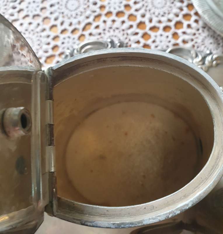VINTAGE SILVER PLATED SET WITH TRAY | NEEDS A GOOD CLEAN |