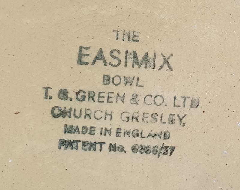 Vintage T G Green & Co EasiMix Gripstand Mixing Bowl