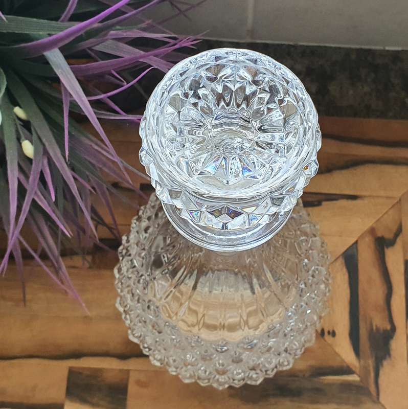 GLASS DECANTER AND TUMBLERS