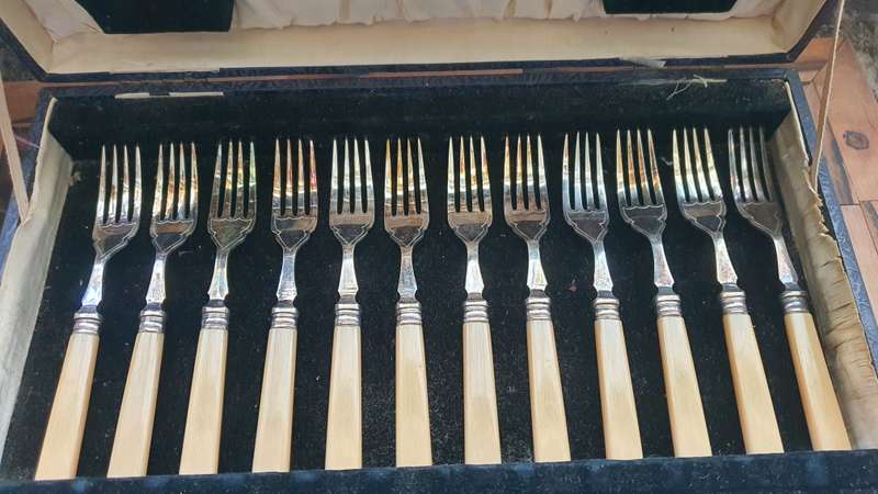 Vintage fish set from the 1950s