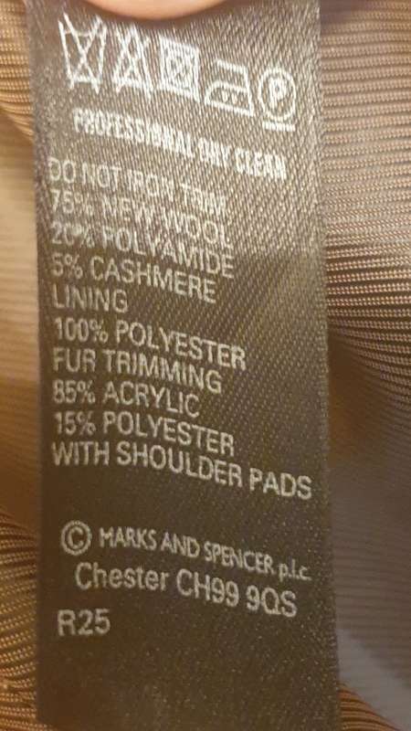 Marks and Spencer Brown Coat