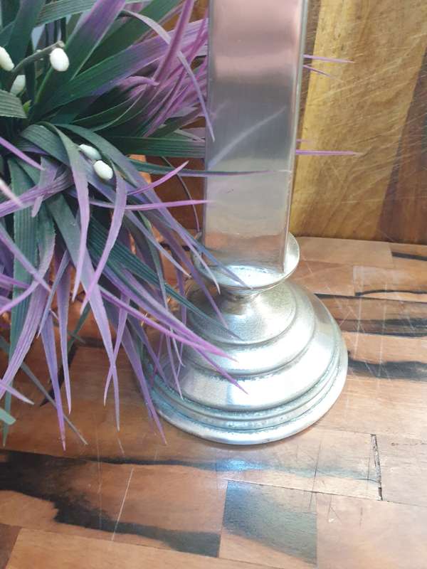 CLARET JUG AND CANDLE HOLDER