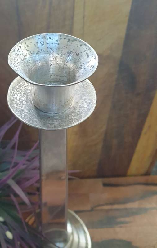 CLARET JUG AND CANDLE HOLDER