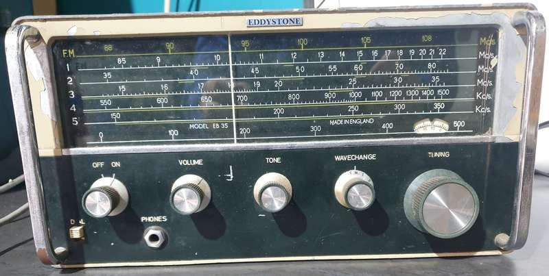 VERY RARE FIND - EDDYSTONE MODEL EB 35 RECEIVER