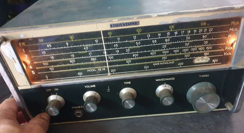 VERY RARE FIND - EDDYSTONE MODEL EB 35 RECEIVER