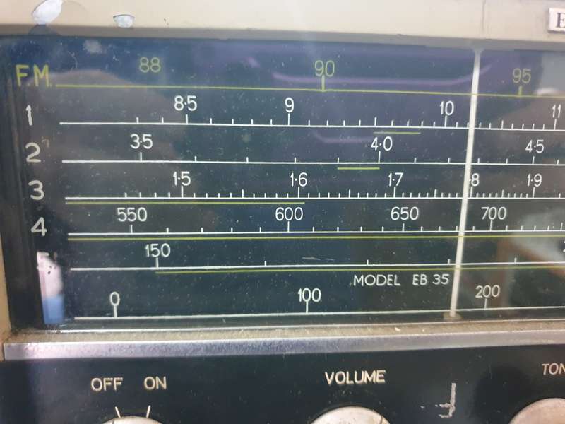 VERY RARE FIND - EDDYSTONE MODEL EB 35 RECEIVER