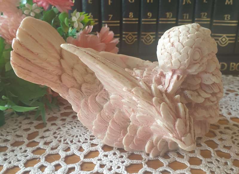 Vintage Italian  Dove Figurine | Heavy | Decor |