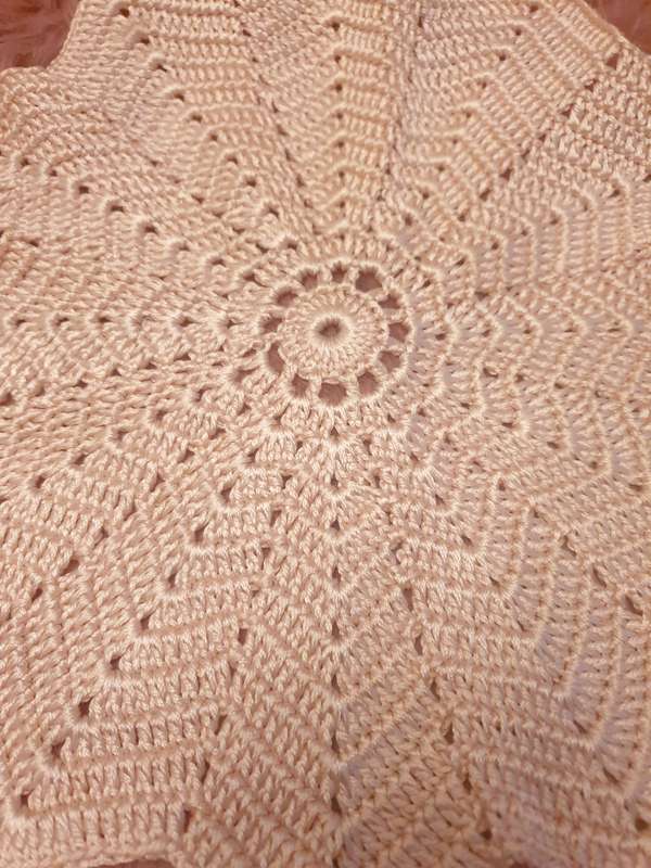 Crochet table doilies  | Dusty Pink |