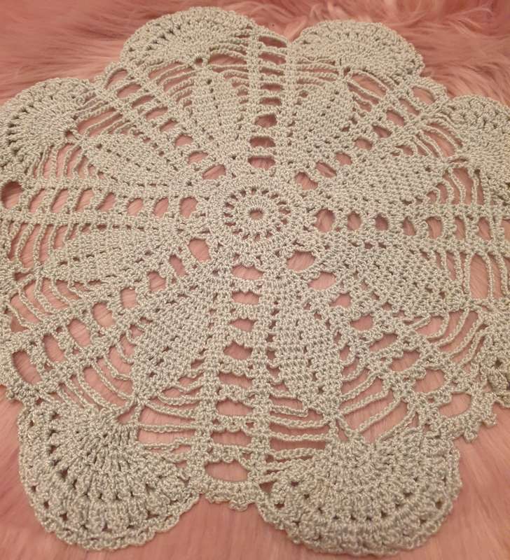 Crochet table doilies | Dusty Mint Green |