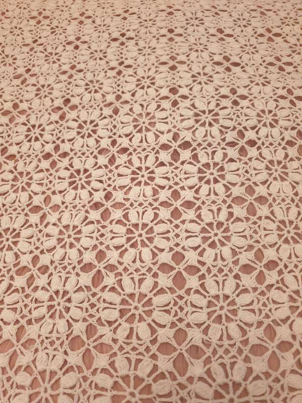Crochet table doily