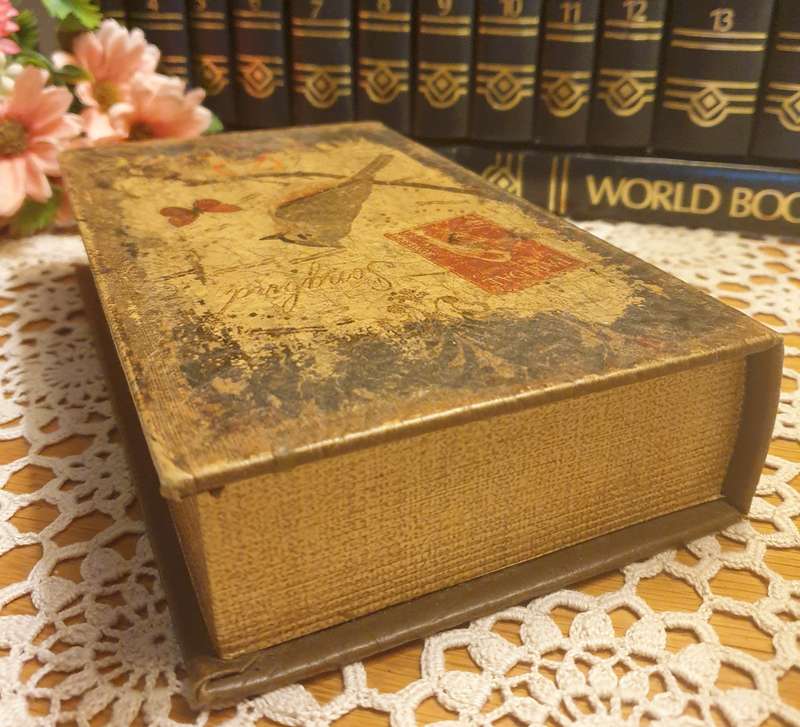 Wooden Book Box