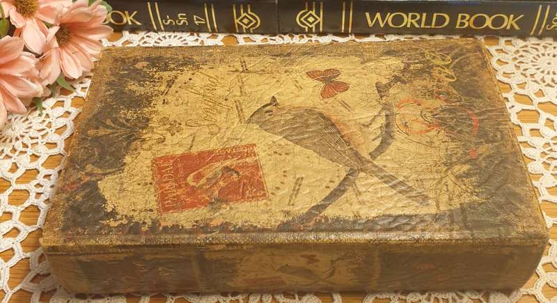 Wooden Book Box