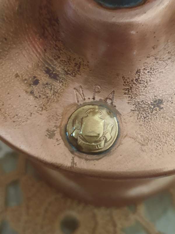 NURSE OIL LAMP | COPPER | DECOR |