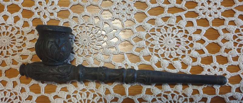 Wooden Carved Smoking Herbal/Tobacco Pipe