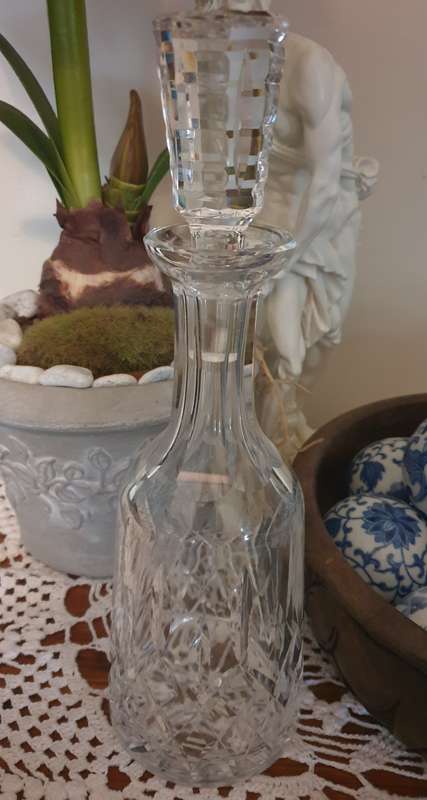 Heavy Lead Crystal Decanter