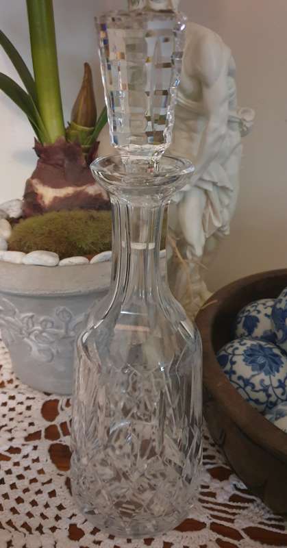 Heavy Lead Crystal Decanter
