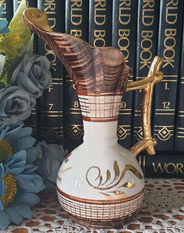 Hand Painted Italian Vase/Jug | Art Deco |