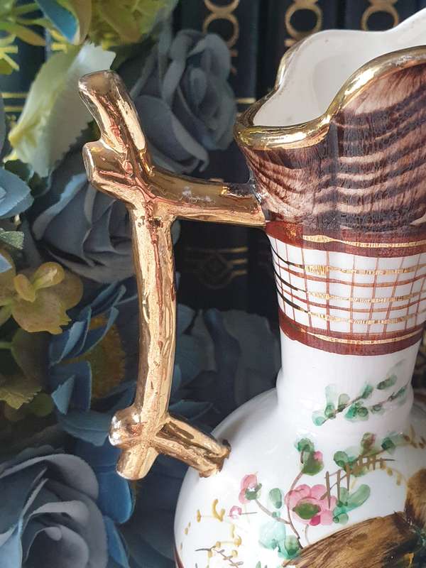 Hand Painted Italian Vase/Jug | Art Deco |