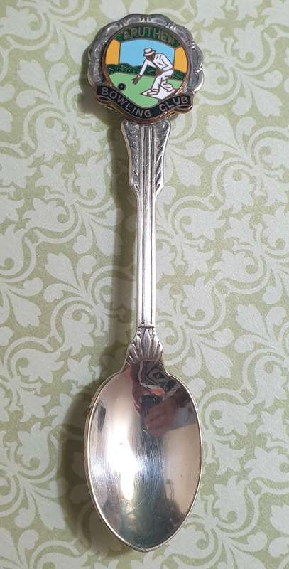 Diana Carmichael SUGAR SPOON & BOWLING CLUB NOVELTY SPOON