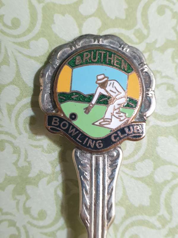 Diana Carmichael SUGAR SPOON & BOWLING CLUB NOVELTY SPOON