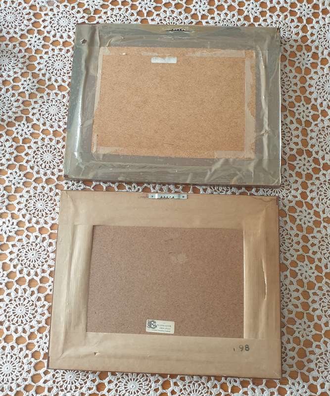 Vintage Framed Copper Etching-Etchmaster Original-Vintage Copper (set)