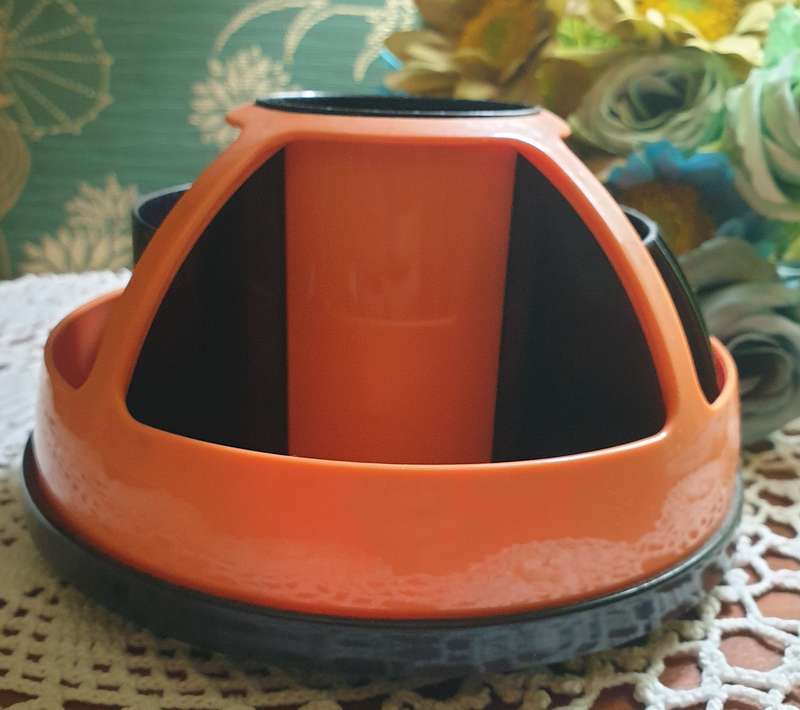 O-Life Desk Organizer | Rotating | Black-Orange |