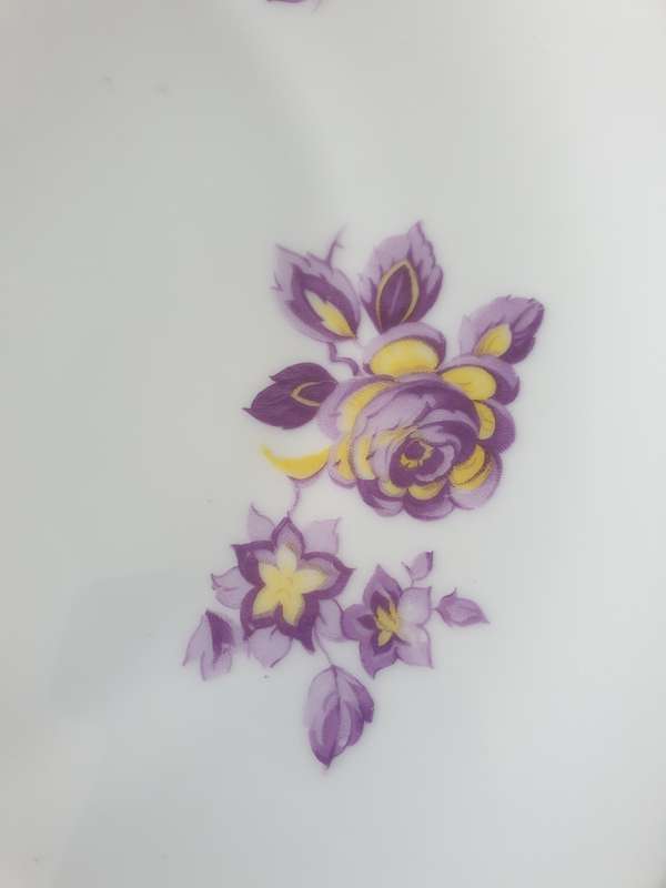 Vintage TK Thuny Czechoslovakian Fine Porcelain Biscuit Plate