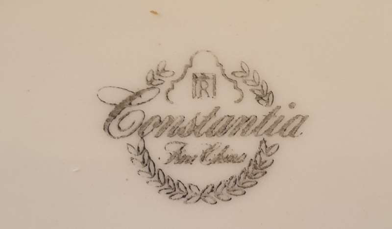 Constantia fine china wall plate