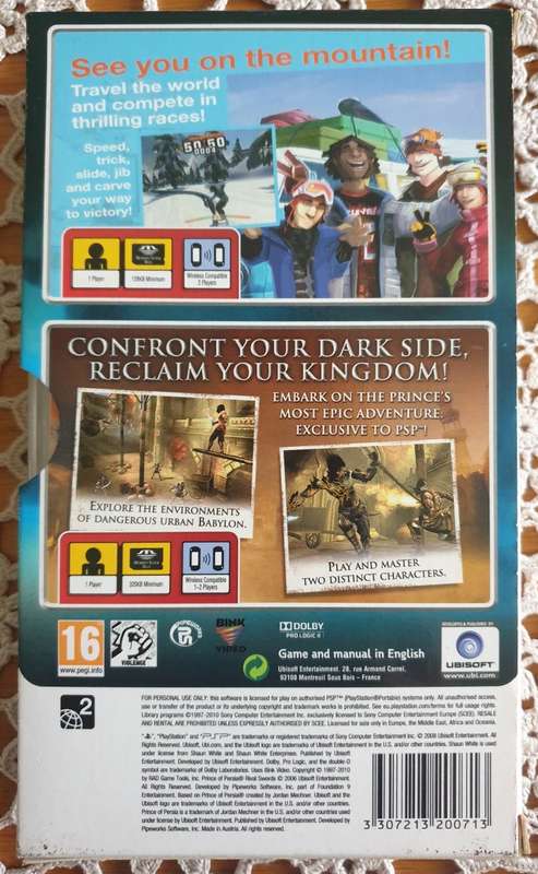 Playstation PSP  game _Collectors double edition pack