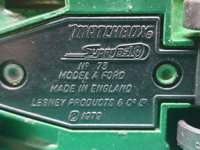 MATCHBOX - Model A Ford 1979    No 73