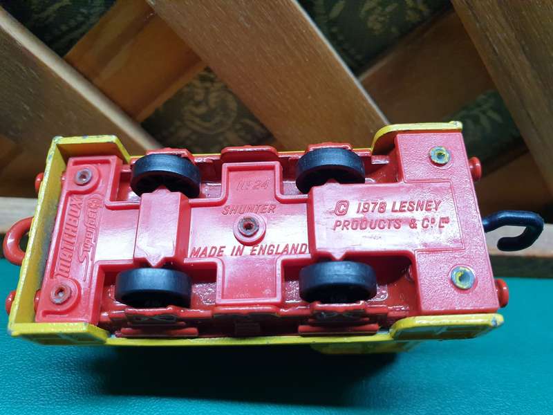 MATCHBOX -  Shunter No 24    1978 AND  Flat Coal carrier 1977