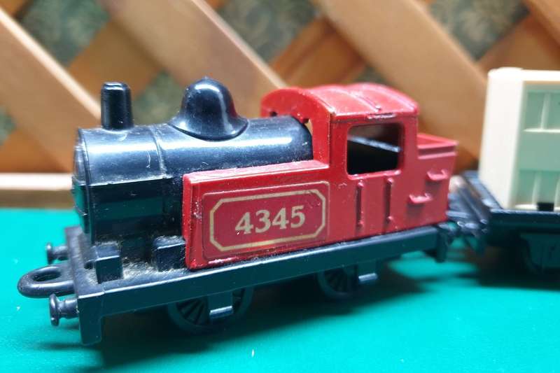 MATCHBOX -  Steam Loco  1978 AND  Flat car and container 1977 AND Passenger Coach 1978 No44