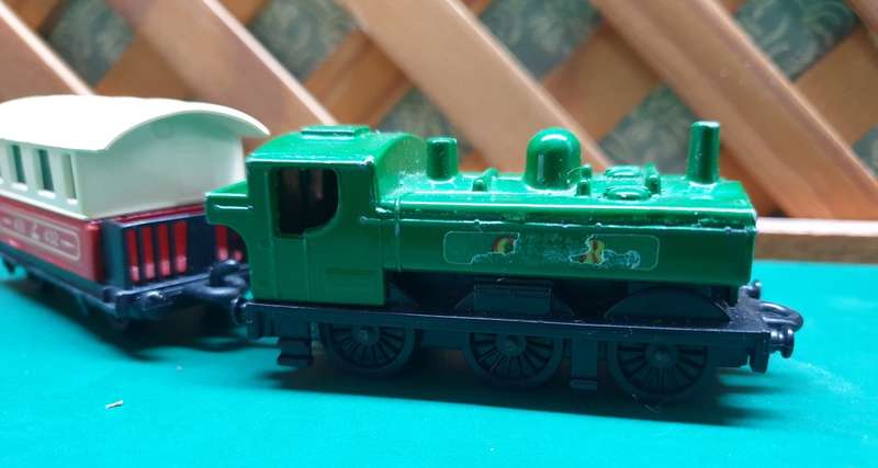 MATCHBOX -  Pannier Tank loco 1979 No 47 and Passenger Coach  1978 No 44