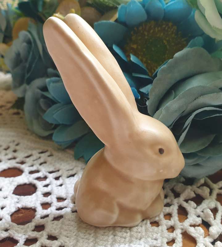 Vintage Sylvac Green Kitty | 1930`s | Very good Condition | England | free Bunny |