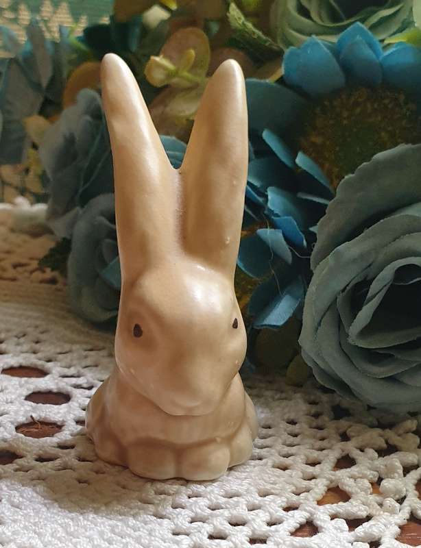 Vintage Sylvac Green Kitty | 1930`s | Very good Condition | England | free Bunny |
