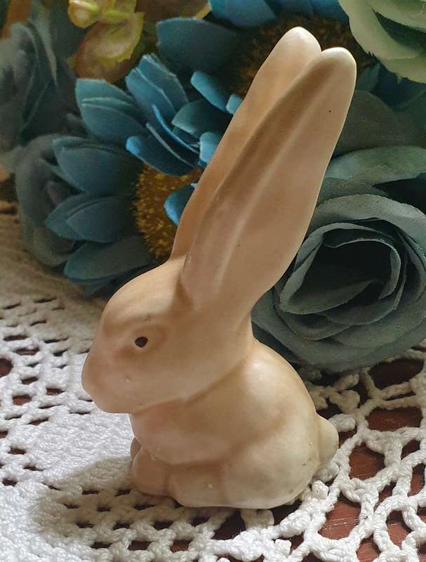 Vintage Sylvac Green Kitty | 1930`s | Very good Condition | England | free Bunny |