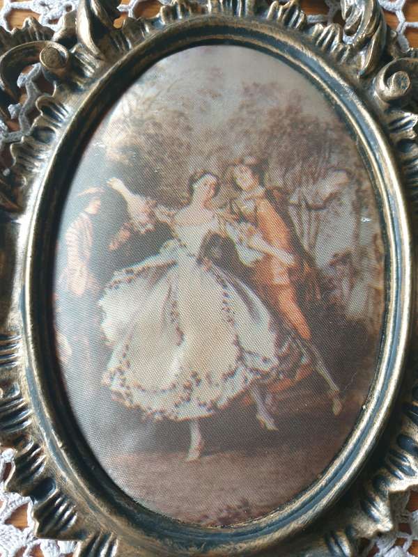 Ornate  Gold Plastic  Frame Made in HONG KONG